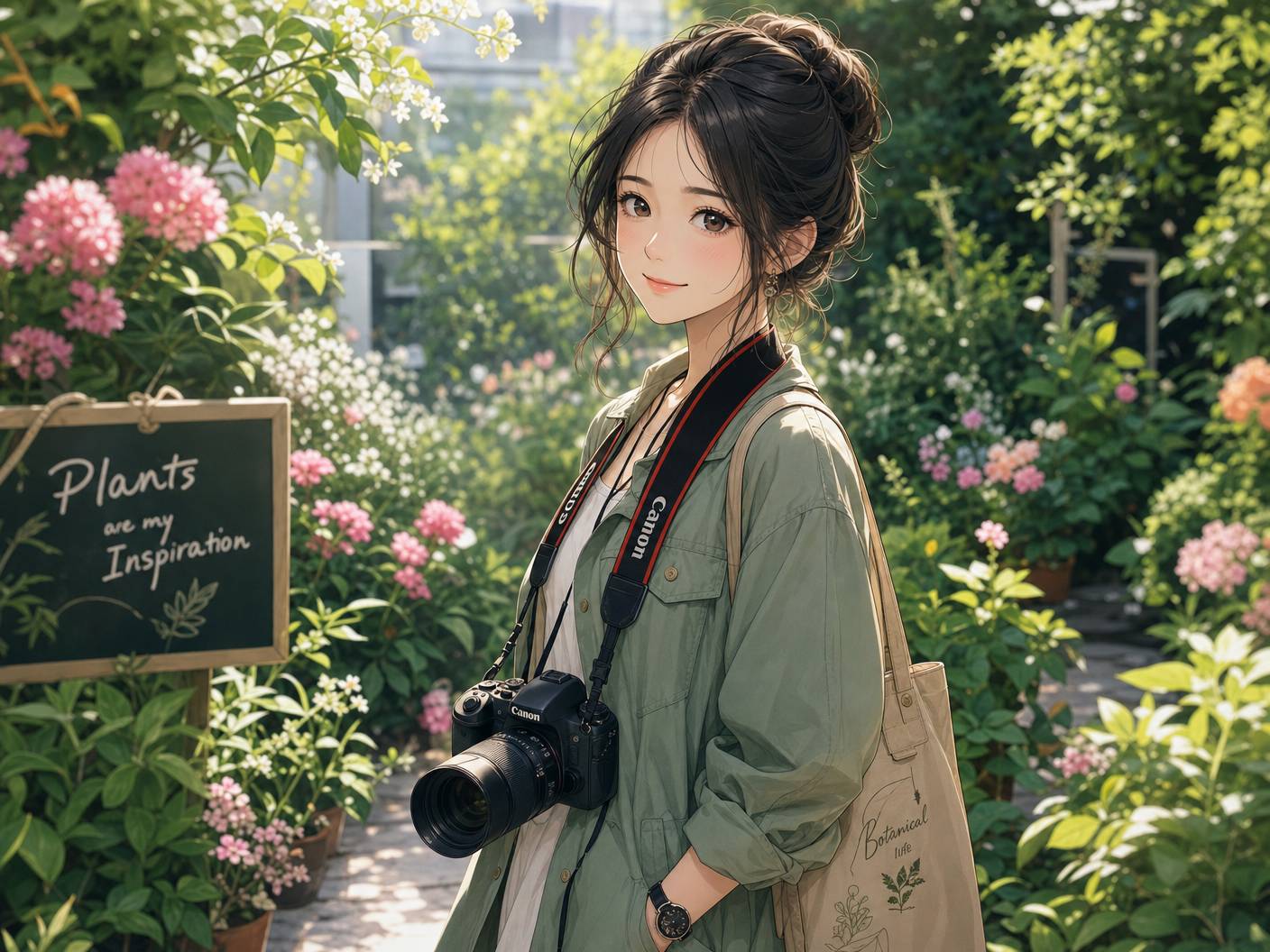 女神视频植物摄影师-张雨薇