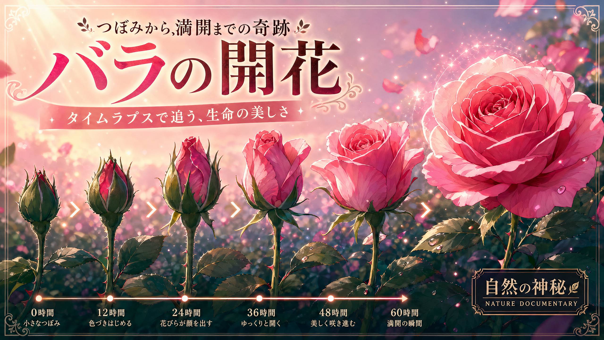 女神视频植物视频-花朵绽放延时视频